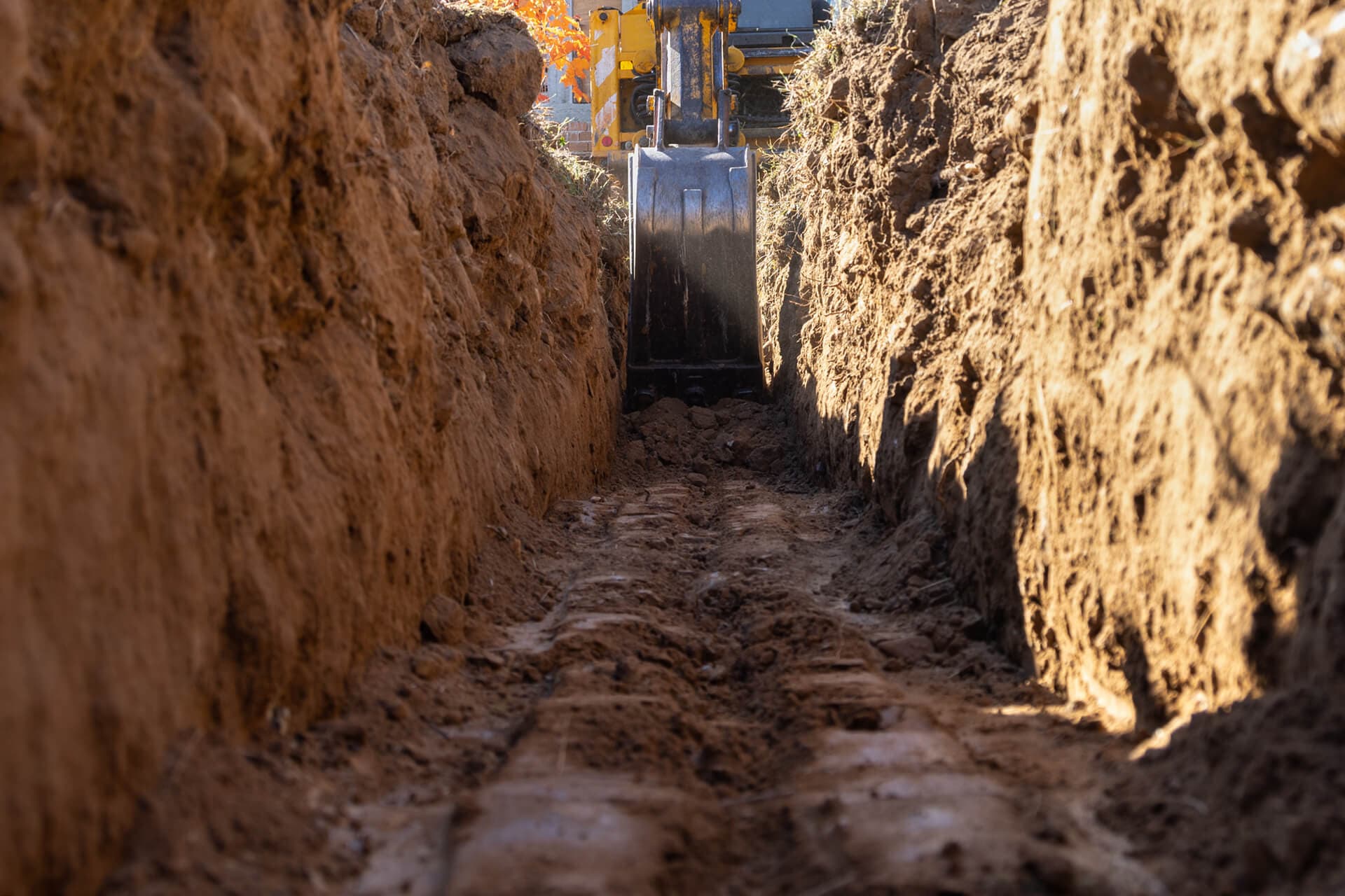 excavación de zanjas y saneamiento en Madrid